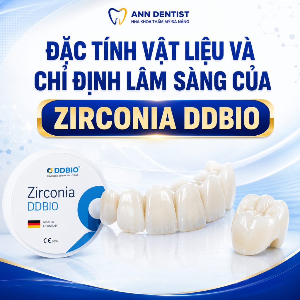 Đặc tính vật liệu và chỉ định lâm sàng của Zirconia DDBIO